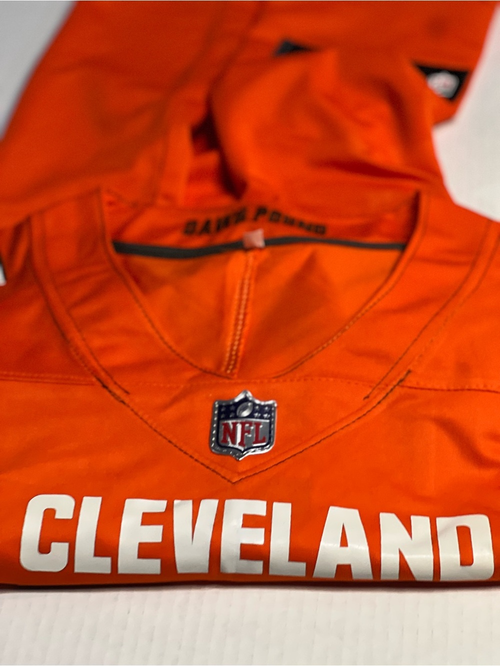 Cleveland Browns NFL Orange Pullover Jersey